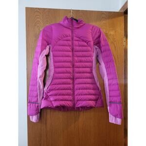 Lululemon Fluff Off Down Fitted Jacket Coat Ultra Violet Pink EUC Size 4 READ